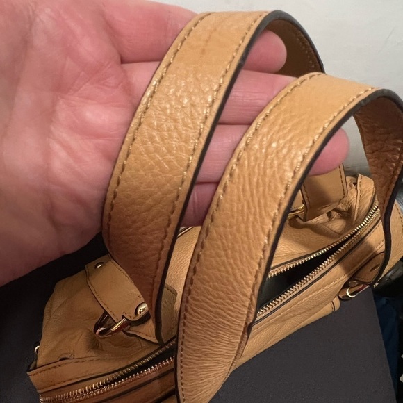 Michael Kors Pebbled Leather Satchel Bag - Picture 16 of 16